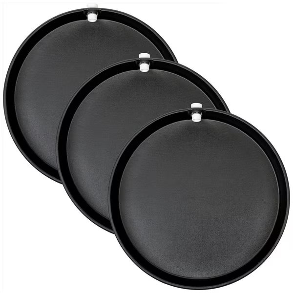 Water Heater Pan, 28 in PreDrilled Plastic wDrain Hose Adapter, 3PK, American Built Pro, Mfr#: WHP28-Drl P3